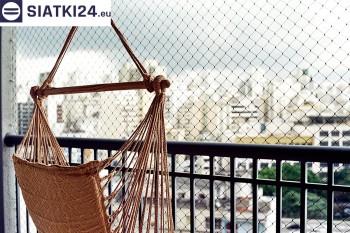 Siatki Olkusz - Zabezpieczająca siatka ze sznurka na balkon dla terenów Olkusza