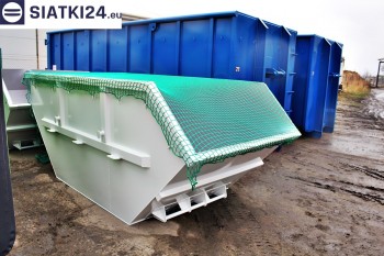 Siatki Olkusz - Siatka przykrywająca na kontener - zabezpieczenie przewożonych ładunków dla terenów Olkusza